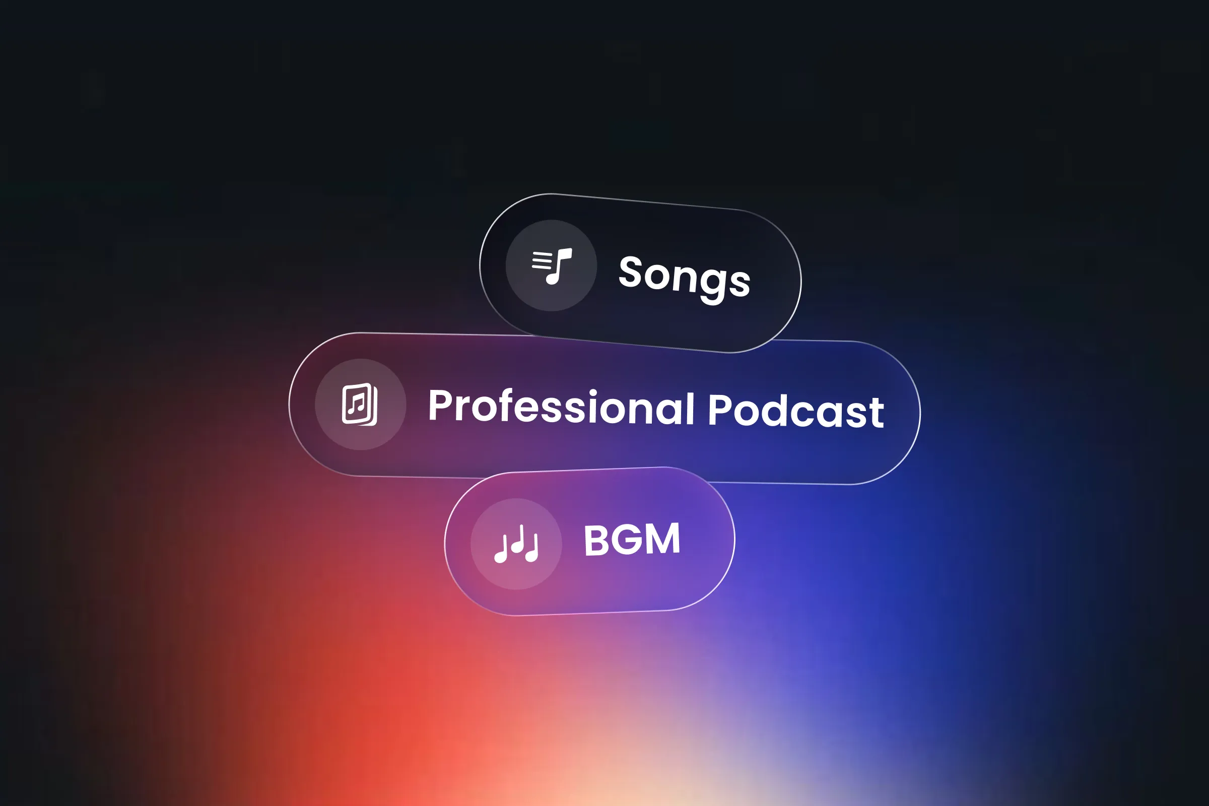 AI Song Generator interface converting text to music
