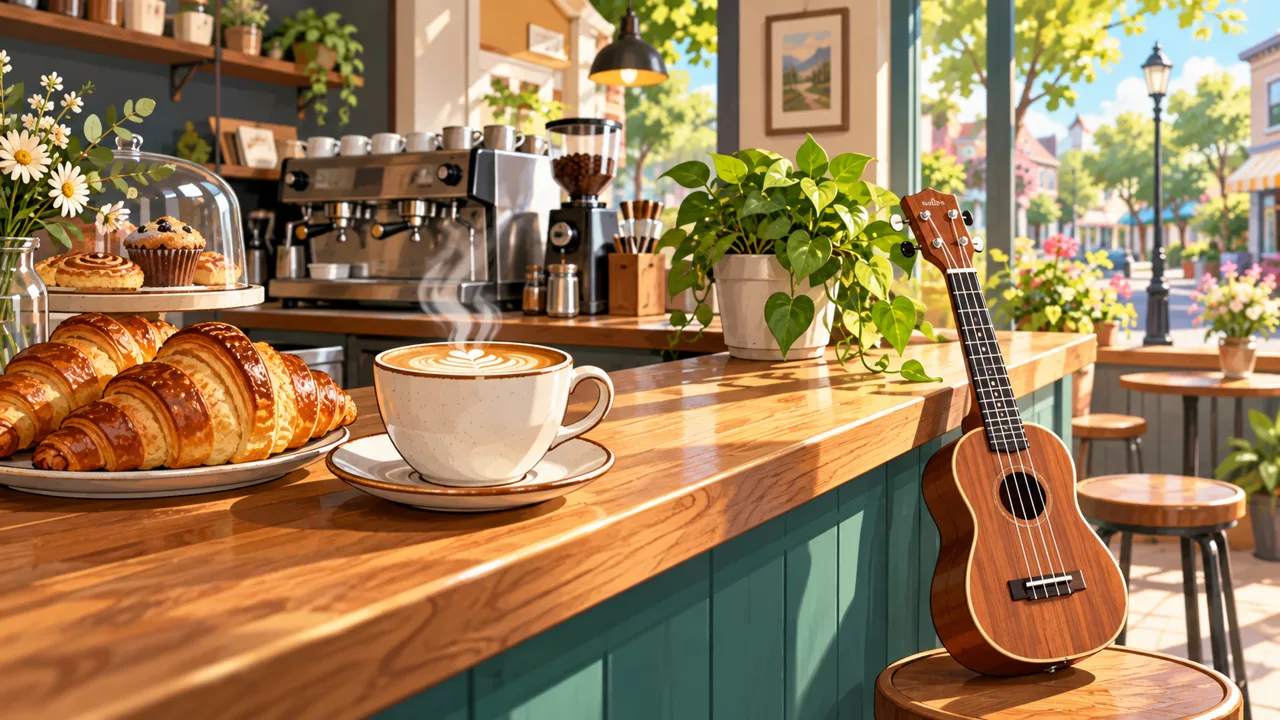 Cover art for Morning Bean, an AI Ad jingle example